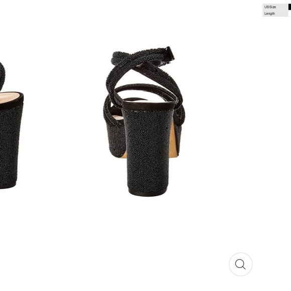 Schutz Nylza black leather sandal
